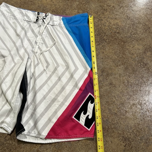 Vintage Y2k Andy Irons Billabong Boardshorts Size 34 Surf Swim Trunks - Picture 6 of 9
